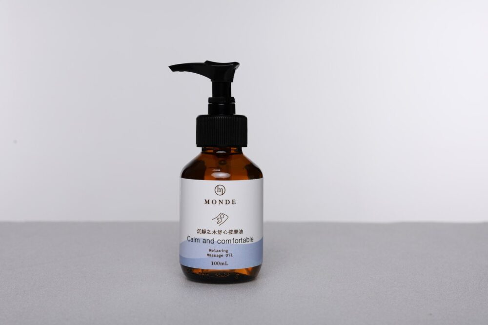 MONDE 沉靜之木舒心按摩油 100mL 壓瓶